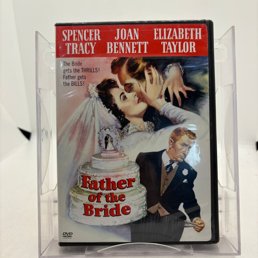 Father of the Bride DVD 1950 Spencer Tracy Elizabeth Taylor Classic Comedy MGM